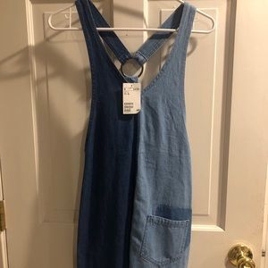 Two Tone Denim Dress